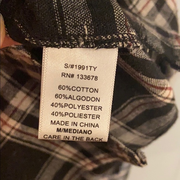 Love Tree plaid button down - Picture 7 of 10